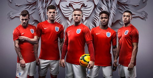 Maillot Angleterre 2014 exterieur