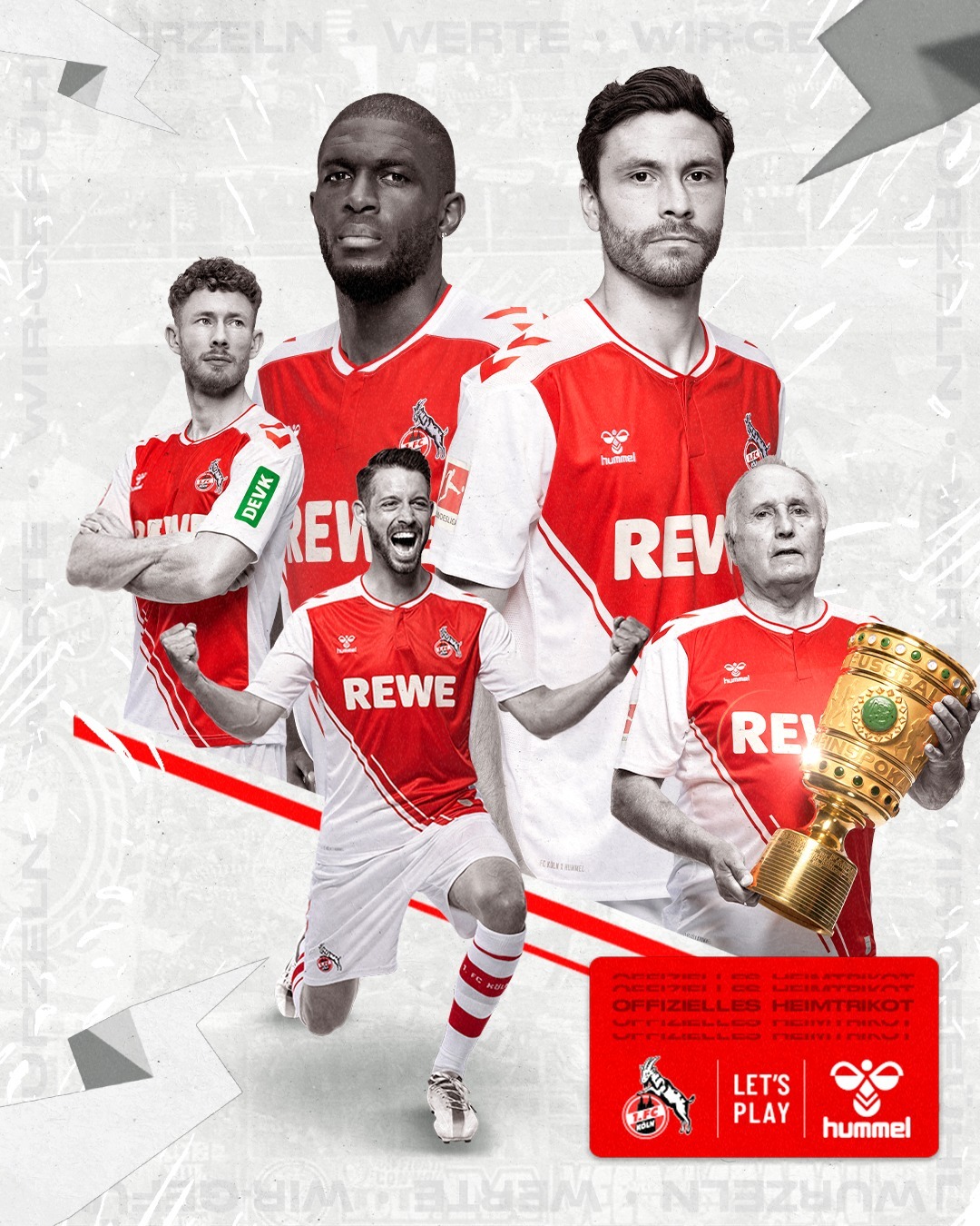Maillot domicile du FC Köln 2022-2023