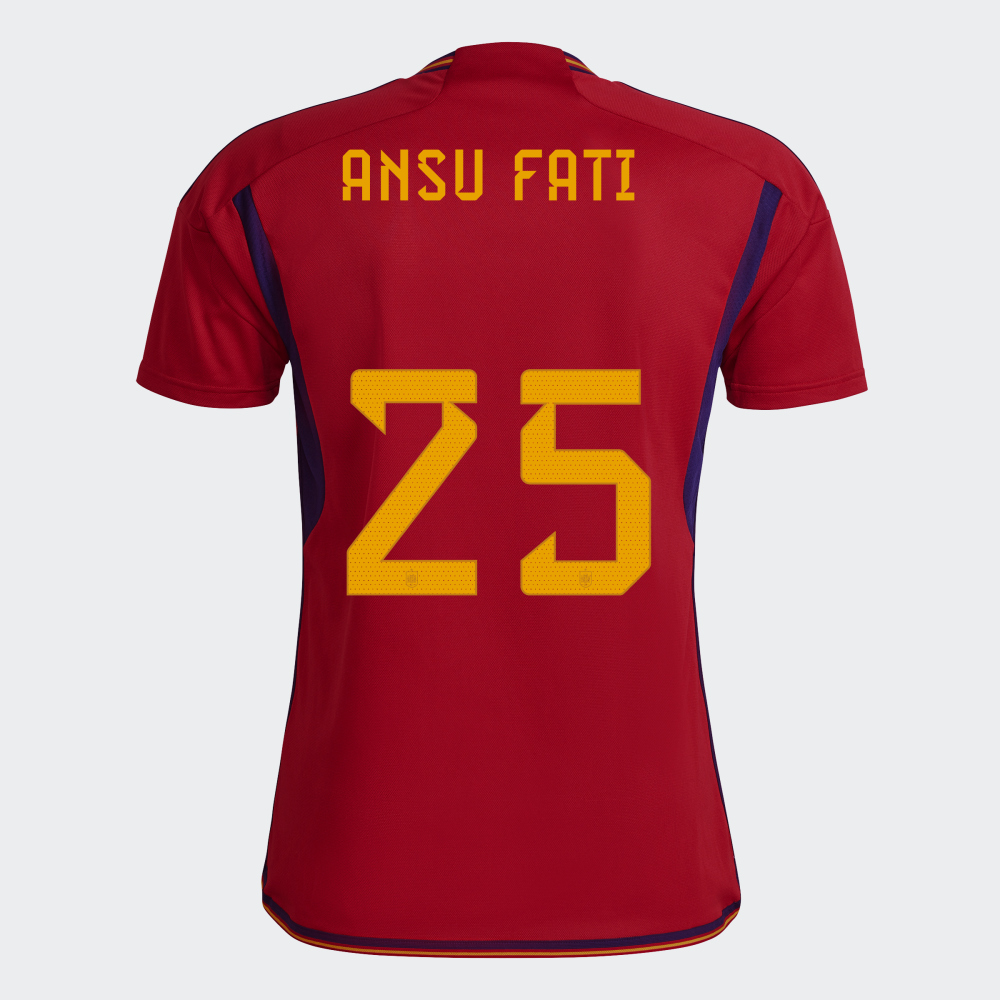 Maillot De Foot Espagne Extérieur Adidas - Taille S Pour Femme - Rouge