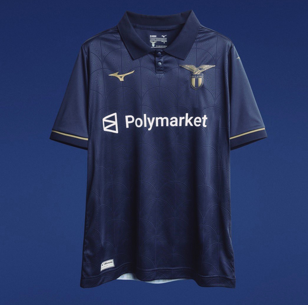 Maillots de la SS Lazio 2026-2027 signes Mizuno