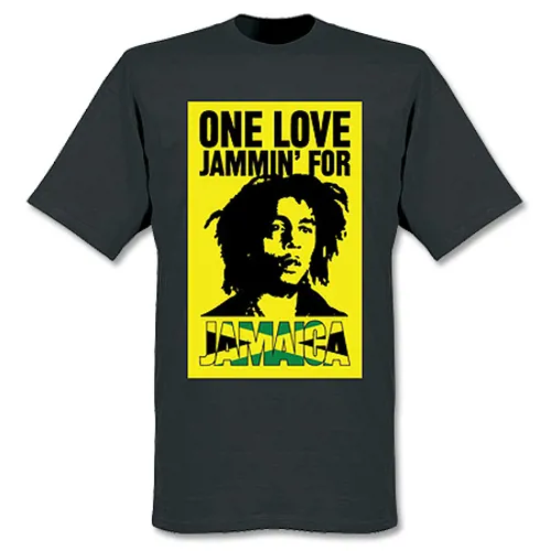 T-Shirt Jamaïque Bob Marley - Noir