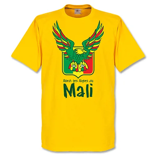 T-Shirt Allez Les Aigles du Mali - Jaune