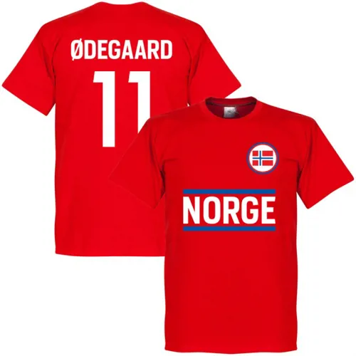 T-Shirt Norvege Odegard - Rouge 