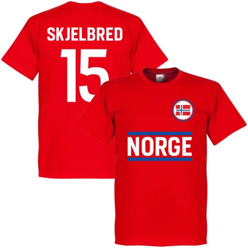 T-Shirt Norvege Skjelbred - Rouge