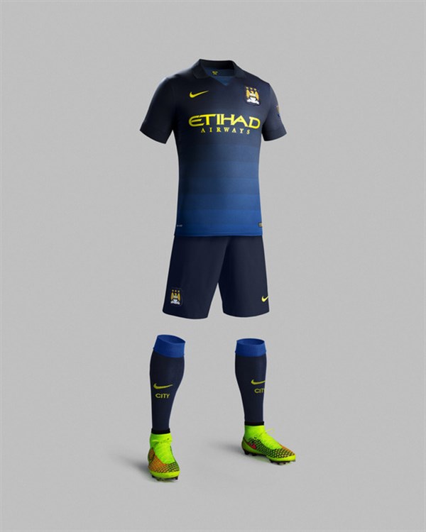 bericht spontaan Matig Maillot extérieur Manchester City 2014-2015 - Maillots-Football.com