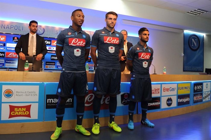 Napoli Uitshirts Jeans 2014-2015