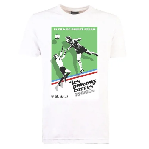 T-Shirt Saint Etienne Les Poteaux Carres 1976 T-Shirt - Blanc