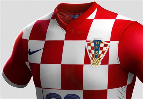 Maillot de football Nike Croatie 2014