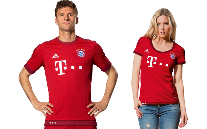 Maillot Bayern domicile 2015-2016