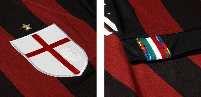 Maillot Milan AC 2015-2016 détails