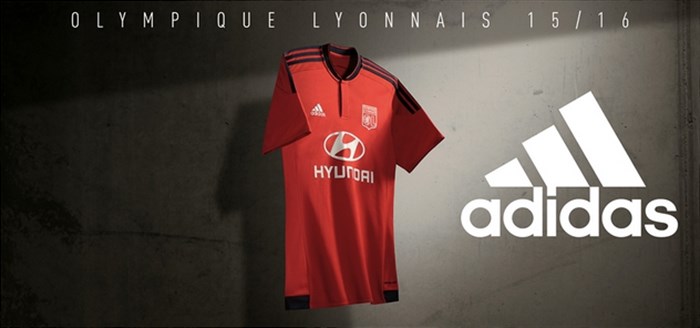 Maillot OL extérieur Adidas 2015-2016