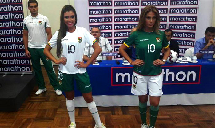 Maillot football Bolivie 2015 Marathon