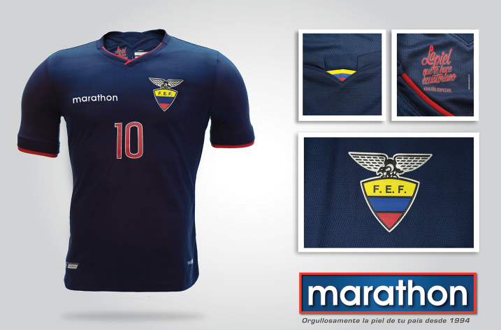 Maillot Equateur extérieur 2015