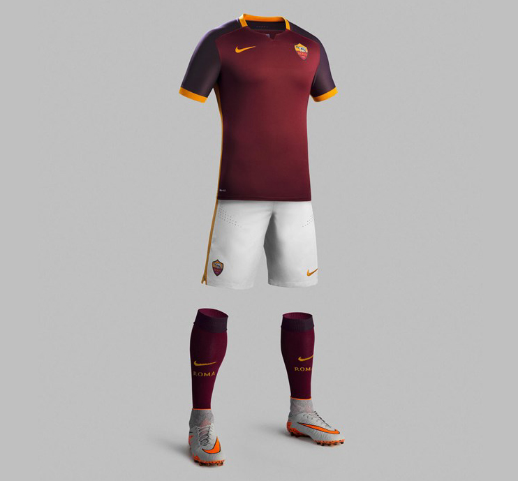 Maillot AS Rome 2015-2016 domicile