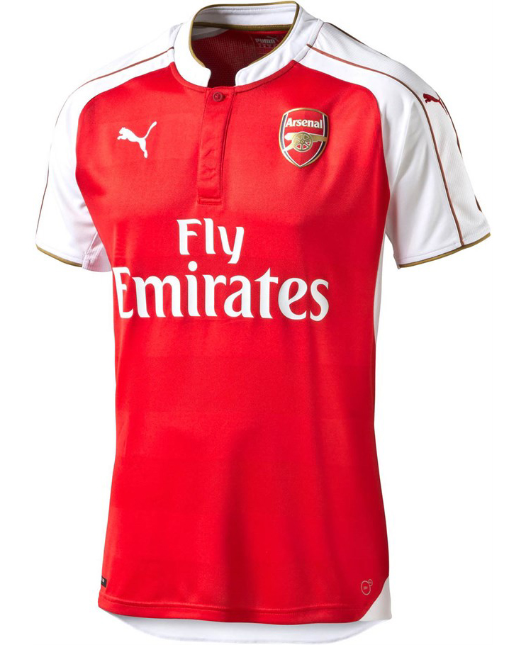 Maillot Arsenal domicile 2015-2016