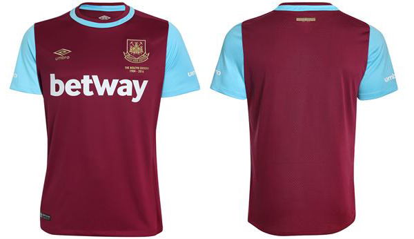 Maillot West Ham 2015-2016 domicile