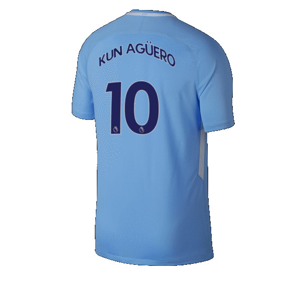 Maillot Domicile Manchester City Sergio Agüero Maillot Domicile Manchester City Sergio Agüero