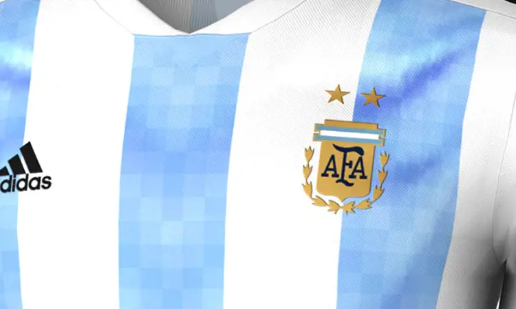 Le nouveau maillot de l’Argentine 2018-2019 domicile