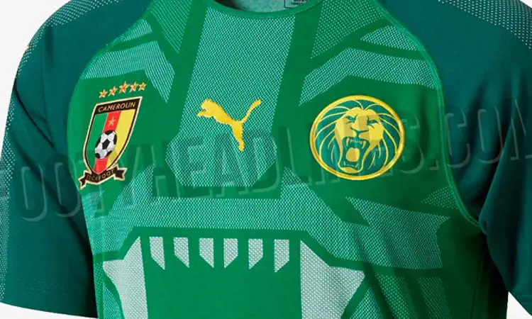 Le nouveau maillot du Cameroun 2018-19 a fuité