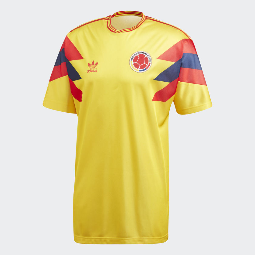 Colombie retro maillot adidas Originals - Maillots-Football.com Maillot retro Colombie adidas Originals 1990