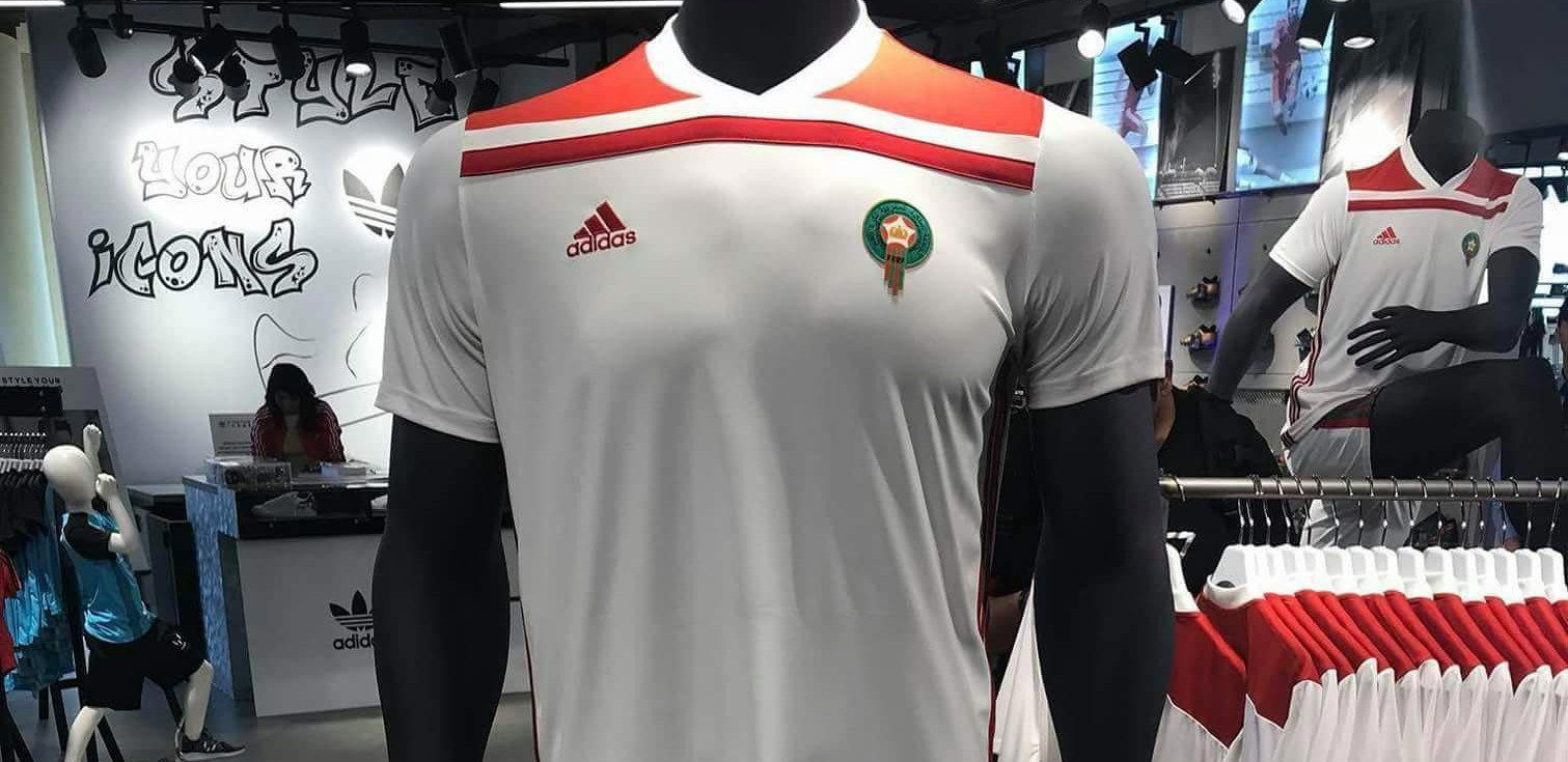 maillot adidas coupe du monde 2018 maroc