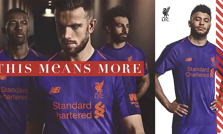 Maillot extérieur Liverpool 2018-2019