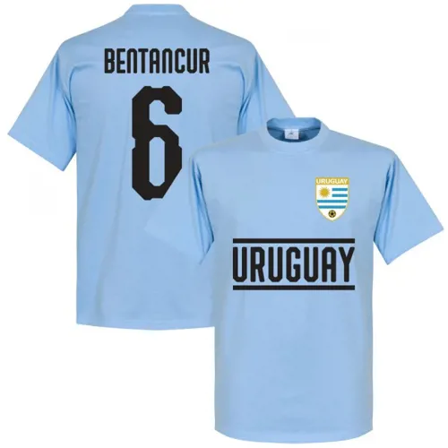 Uruguay Bentancur Team T-Shirt -Bleu