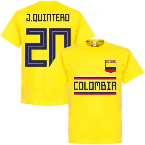 Quintero Team T-Shirt Colombia - Jaune