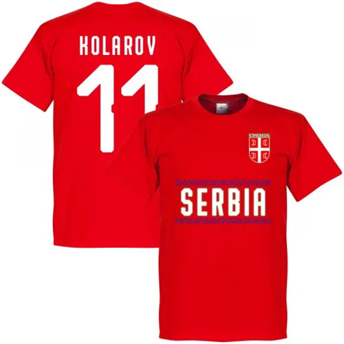 Serbie Kolarov Team T-Shirt - Rouge