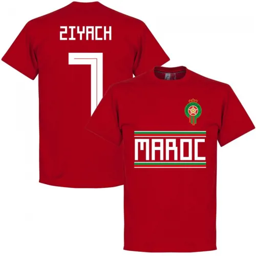 Maroc Team T-Shirt Ziyach - Rouge
