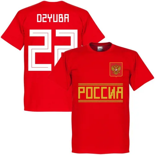 Russie Dzyuba Team T-Shirt - Rouge
