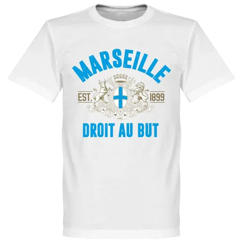 T-shirt Olympique Marseille EST 1899 - Blanc