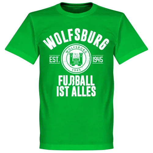 T-Shirt VFL Wolfsburg EST 1945 - Vert