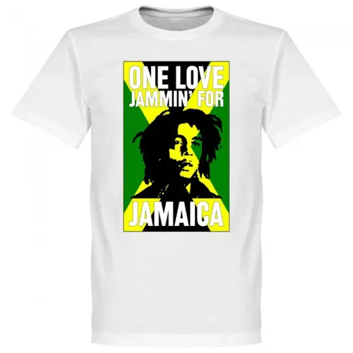 T-Shirt Jamaïque Bob Marley - Blanc