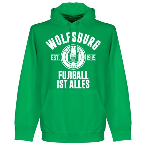 Sweat a capuche VFL Wolfsburg EST 1945 - Vert