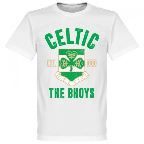 T-Shirt Celtic EST 1888 - Blanc