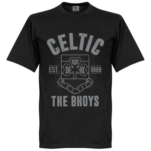 T-Shirt Celtic EST 1888 - Noir