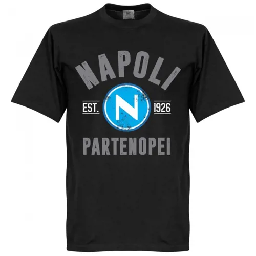 T-Shirt Napoli EST 1926 - Noir