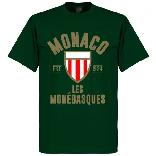T-Shirt AS Monaco EST 1924 - Vert