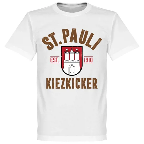 T-Shirt FC Sankt Pauli EST 1910 - Blanc