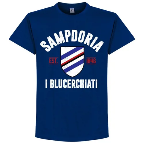T-Shirt Sampdoria EST 1846 - Bleu Marine
