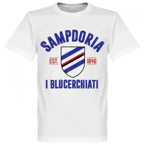 T-Shirt Sampdoria EST 1846 - Blanc