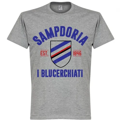 T-Shirt Sampdoria EST 1846 - Gris