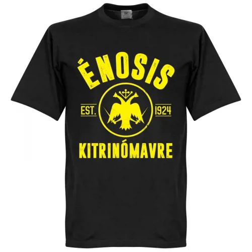 T-Shirt AEK Athene EST 1924 - Noir
