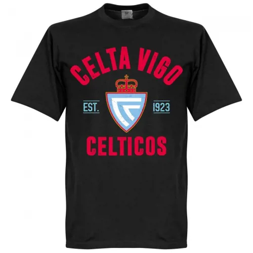 T-Shirt Celta de Vigo EST 1923 - Noir