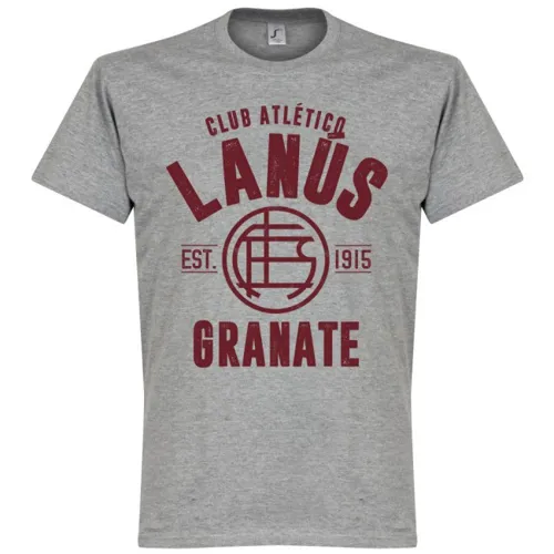 T-Shirt CA Lanus EST 1915 - Gris