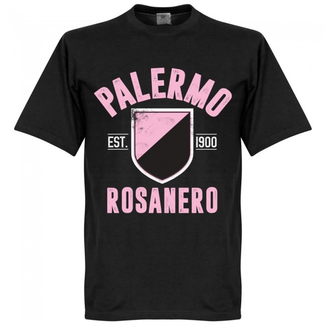 T-Shirt US Palermo EST 1900 - Noir