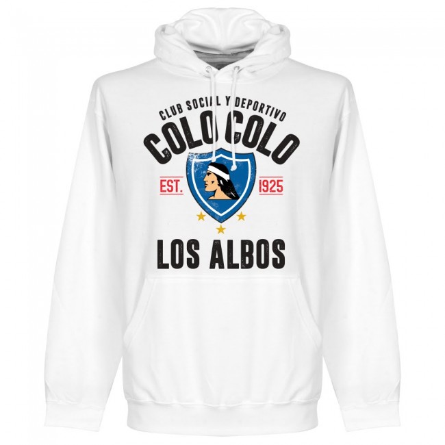 Sweat a capuche Colo Colo EST 1925 - Blanc