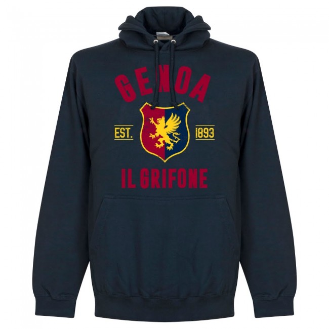 Sweat a capcuche Genoa EST 1893 - Bleu Marine
