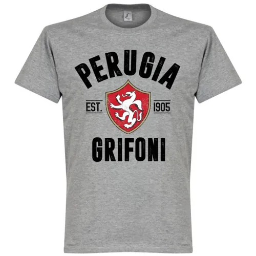 T-Shirt Perugia EST 1905 - Gris